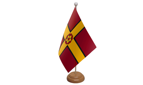 Northamptonshire (New) Small Flag with Wooden Stand